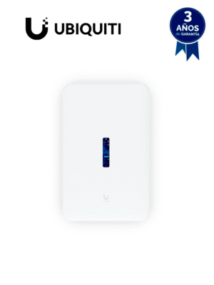 UBIQUITI UDW - Dream Wall , Ruteador todo en uno , administre todas las aplicaciones de UniFi , Switch 17 puertos GbE POE , WiFi 6 MU-MIMO 4x4 , 128 GB SSD interno expandible , Balanceo de cargas o failover/ 2 WAN (2.5 GbE y 10G SFP+).