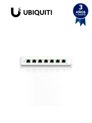 UBIQUITI USW-ULTRA - UniFi Switch Ultra Capa 2, 42W POE (1 puerto POE++ de entrada , 7 puertos POE+ de salida ) , No incluye adaptador de corriente alterna.