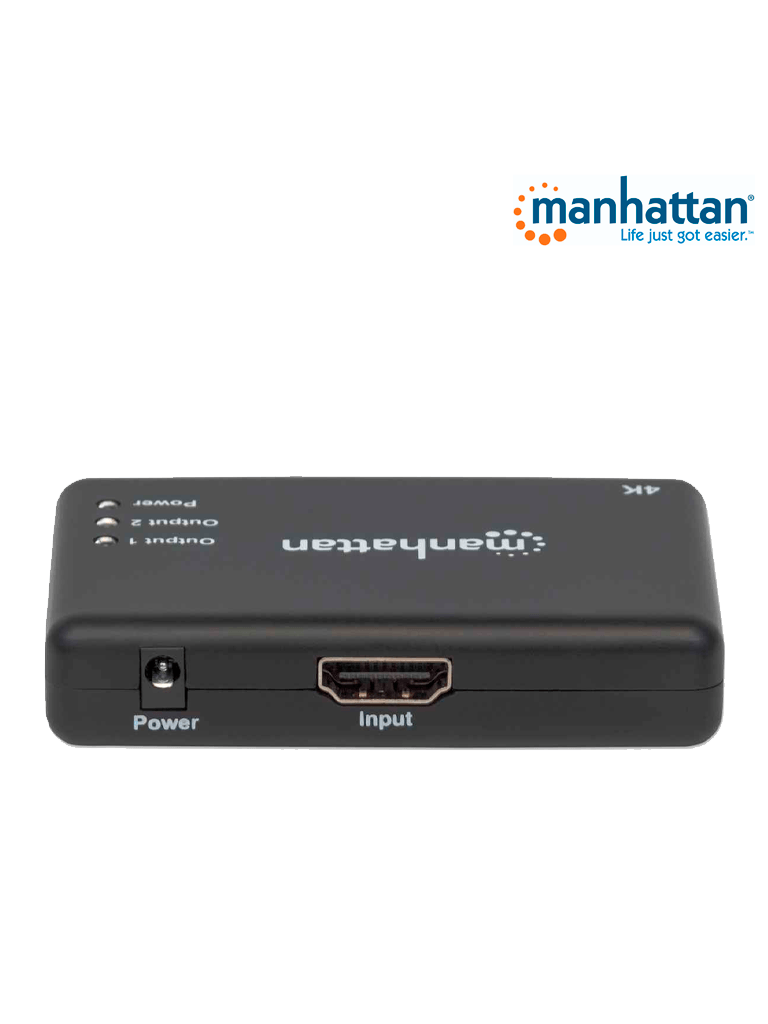 MANHATTAN 207669 - Video Splitter / HDMI / 4k@30Hz / 1 in:2 out, AC - Image 3