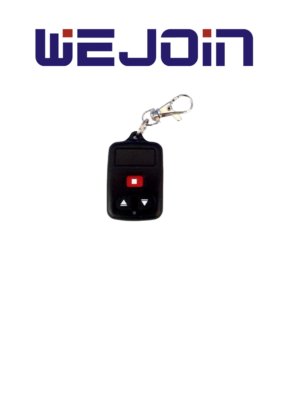 WEJOIN WJRC01 - Control Remoto para Barrera Vehicular Wejoin / Motor Deslizante WJPKMP202 / Compatible con Receptor WJBRR01