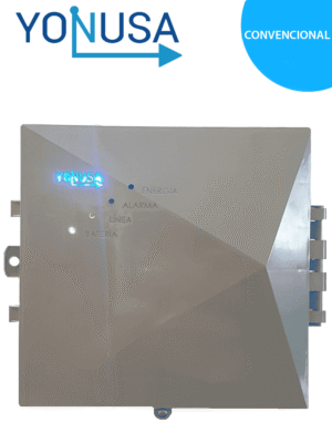 YONUSA EY12000127P - Energizador para solución de cerco eléctrico con salida de 12000V y 3500 metros Lineales / Sin interface/ Soporta modulo WiFi y batería de respaldo