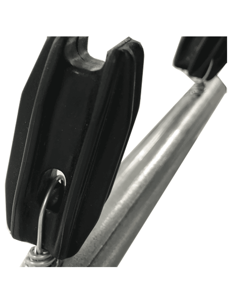 YONUSA TUBOAP201 - Poste de esquina para cercas eléctricas con 5 aisladores de esquina instalados/ 1.20 mts. listo para instalación en campo - Image 2