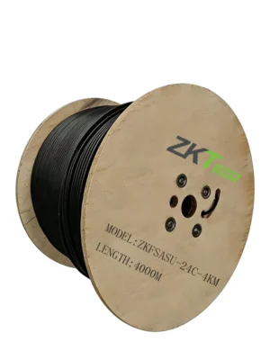 TCE - ZKFSASU-24C-4KM - Fibra ÓpticaADSS G.652D, Monomodo de 24 Hilos, Exterior, Span 100, Loose Tube (Costo por carrete de 4 km)