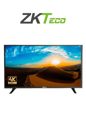 ZKTECO ZD434K-Monitor LED UHD Profesional de 43 pulgadas / Resolución 3840 x 2160 / 2 Entradas de video HDMI y 1 VGA / Altavoces Incorporados / Ángulo de Visión Horizontal 170° / Soporte VESA / Operación 24/7 / Incluye Cable HDMI
