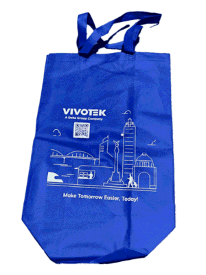 VIVOTEK - MATERIAL POP - Bolsa de Tela color azul