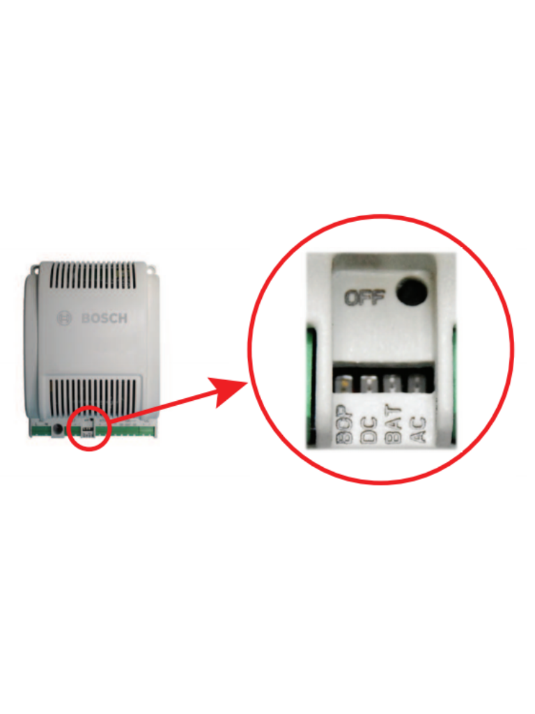 BOSCH A_APSPSU60 - Fuente de energia 12V o 24V / Puerto para bateria integrado / Compatible con controlador AMC2 - Image 3