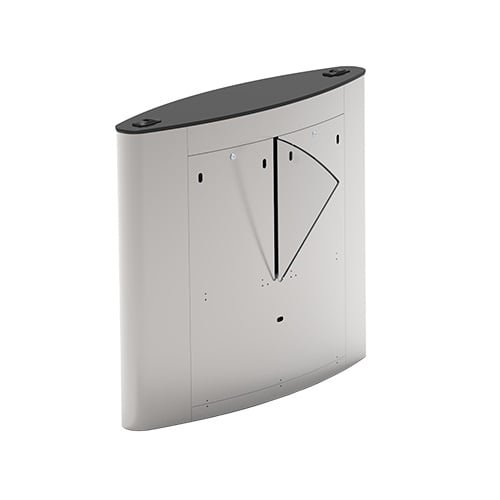 ZKTECO FBL5222 - Barrera Peatonal Central / Acero SUS304 y Cristal Templado / Aleta de Acrílico / Carril 60 cm / Exterior Protegido / 30 a 40 Personas X Min / 2 Millones de Ciclos / Incluye Panel INBIO260 PULL y FR1200 ID - Image 2