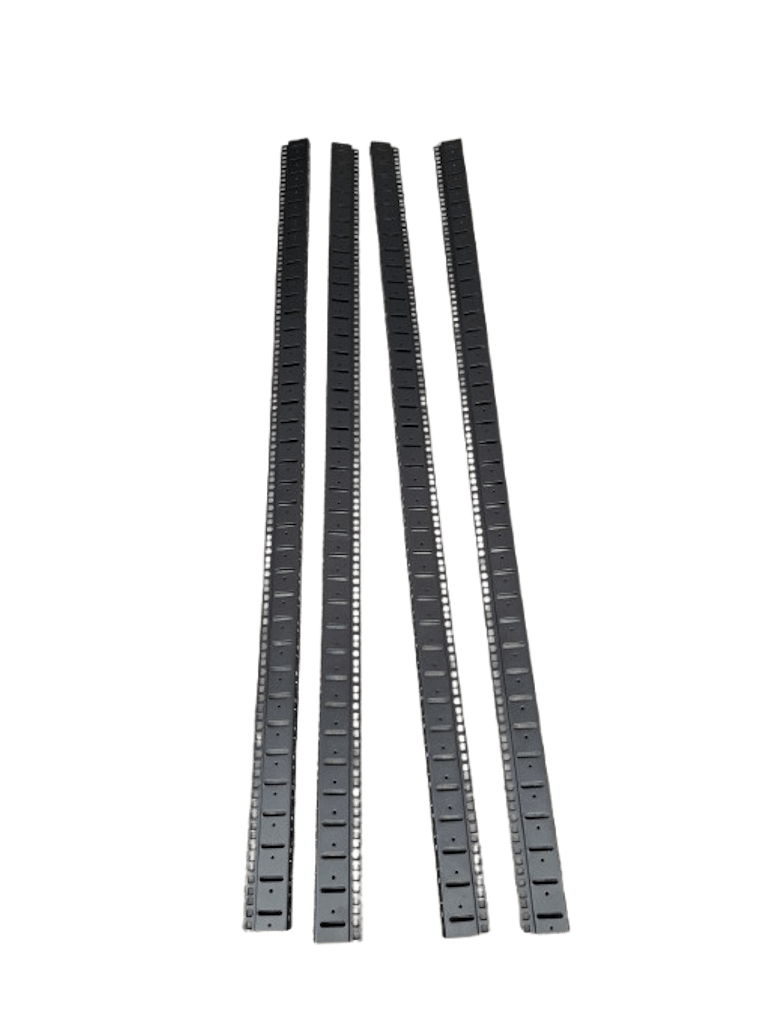 SAXXON SXR37U6637S - Gabinete de Piso color Negro / 37UR / Puerta de Vidrio Templado / Alto 180 cm / Ancho 60 cm / Profundidad 60 cm / Incluye Base con 2 Ventiladores 110V - Image 7