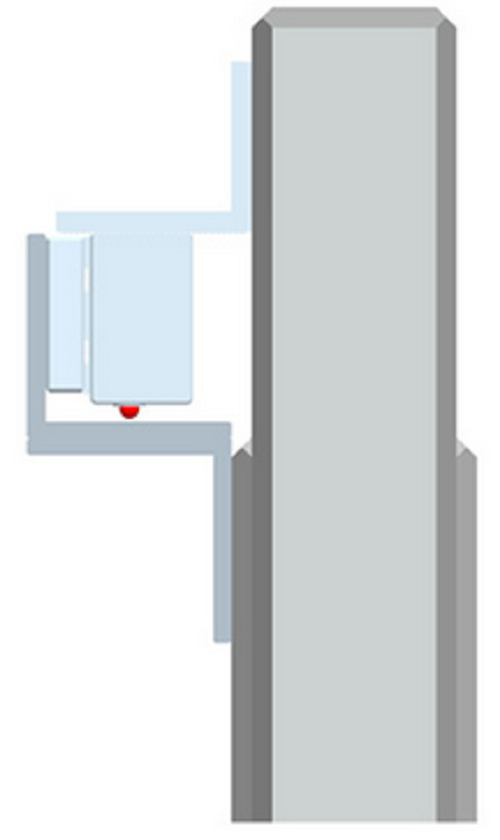YLI MBK70Z - Soporte de Fijación tipo Z / Compatible con Cerradura Magnética YM60 - Image 4