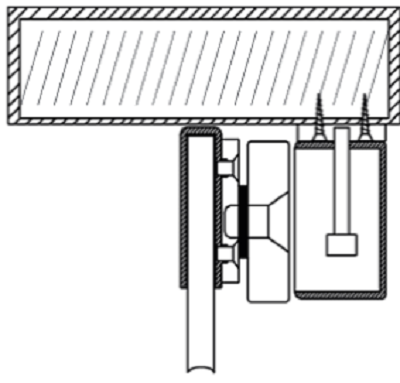 YLI MBK280UL - Soporte de Fijación tipo U para Puerta de Vidrio sin Marco / Compatible con Cerradura Magnética YM280NLED - Image 5
