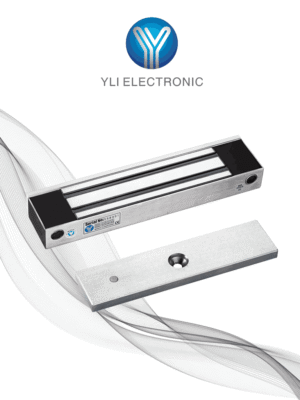 YLI YM350WS - Cerradura Magnética para Control de Acceso / Fuerza de Sujeción de 350 kg (800 lb) / Para puertas de madera, vidrio y metálicas / IP68 para uso exterior e interior