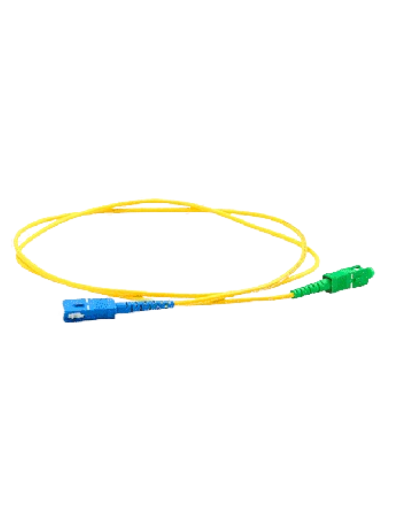 TCE - LMN-FO-SCU-SCA-01 - Jumper SC UPC-SC APC Monomodo / Simplex 2 mm / 1 metro / Amarillo