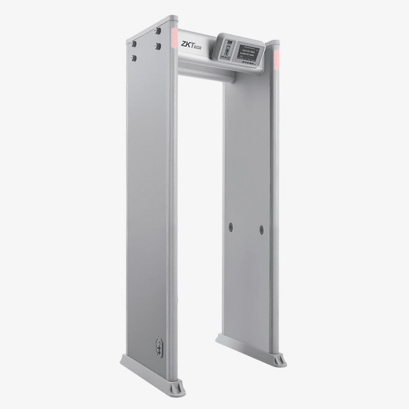 ZKTECO D4330 - Arco Detector de Metales con 33 zonas de detección, 300 niveles de sensibilidad, pantalla HD 7", indicadores LED en ambas vistas, control remoto y batería de respaldo incluida. - Image 5
