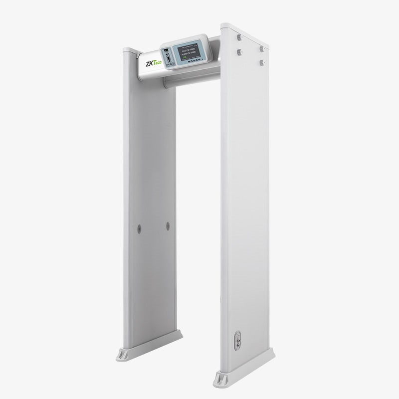 ZKTECO D4330 - Arco Detector de Metales con 33 zonas de detección, 300 niveles de sensibilidad, pantalla HD 7", indicadores LED en ambas vistas, control remoto y batería de respaldo incluida. - Image 3